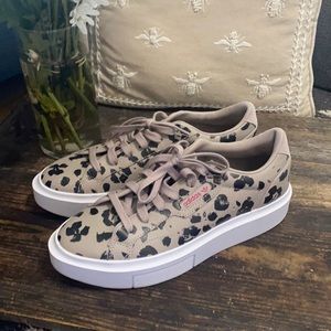 Adidas sleek super sneaker- leopard